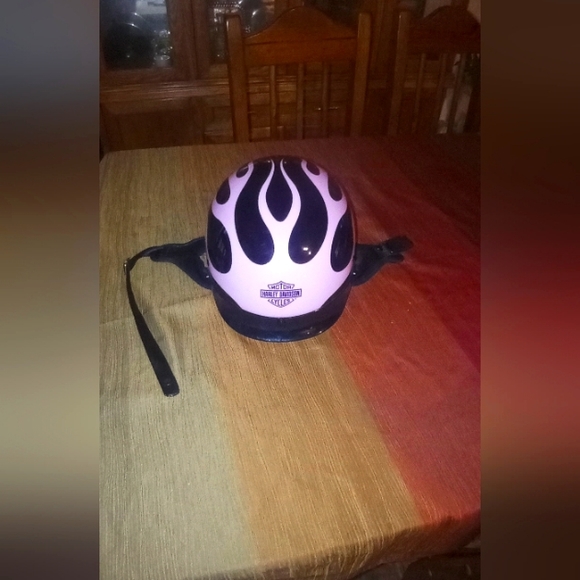 Pink Harley helmet